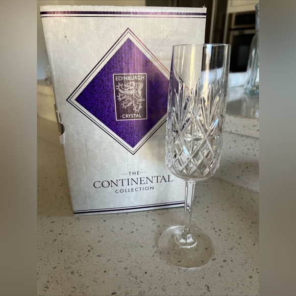 Edinburgh, Crystal, champagne, flute, Berkeley - Picture 2 of 5